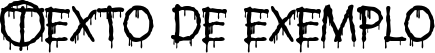 Image preview of font Anti Everything