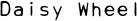 Daisy Wheel