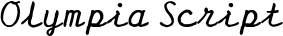 Olympia Script