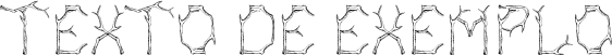Image preview of font Bagonk Branch