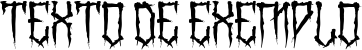 Image preview of font BangLYCH - Revenge Horror I
