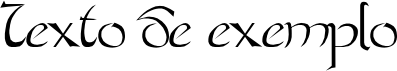 Image preview of font Bastarda Plain: