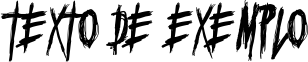 Image preview of font Black Terror
