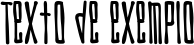 Image preview of font Blackout
