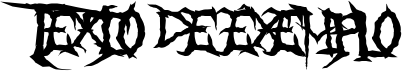 Image preview of font Brutal Tooth