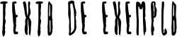 Image preview of font Cultish Regular
