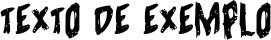 Image preview of font Cyrus the Virus Regular