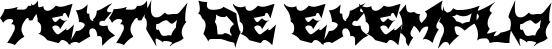 Image preview of font DEMON Regular