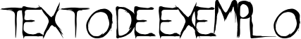 Image preview of font DirtyFeature