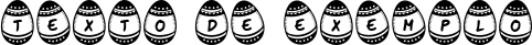 Image preview of font Easter Time