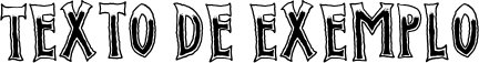 Image preview of font Evil Spin
