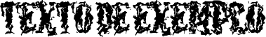 Image preview of font FACEGORE