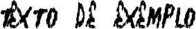 Image preview of font FleshShop