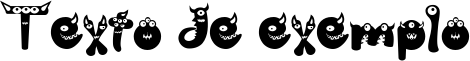 Image preview of font Friendly Monster