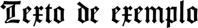 Image preview of font Gotisch Weiss UNZ1A