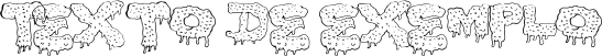 Image preview of font GunkyIck