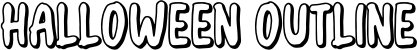 Halloween outline