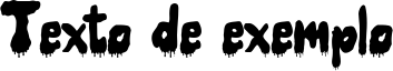 Image preview of font Horror Night Drip