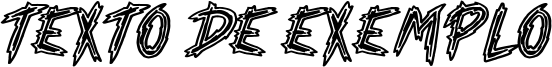 Image preview of font Horror Theater