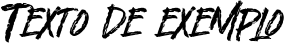 Image preview of font Horrraaa