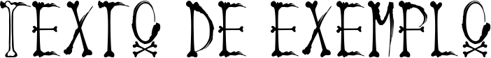 Image preview of font Ink And Bones