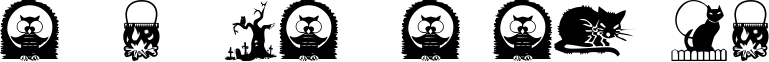 Image preview of font KR Boo Lane