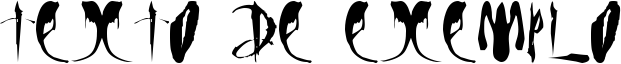 Image preview of font LMS Bloody Brujah