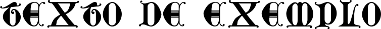 Image preview of font Lubeck