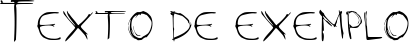 Image preview of font MODAZ
