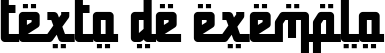 Image preview of font Muscat