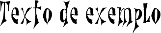 Image preview of font Nefarious