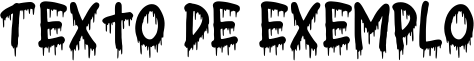 Image preview of font Nightmare Regular