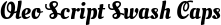 Oleo Script Swash Caps