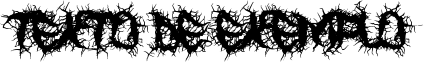 Image preview of font Raise the Dead