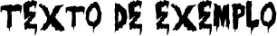 Image preview of font ScareCamp