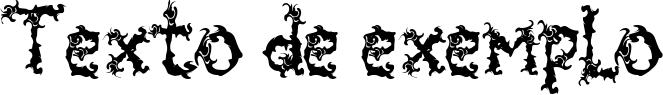 Image preview of font Spooky Flames