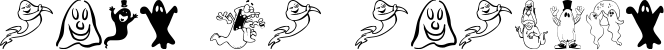 Image preview of font Spooky