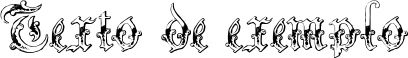 Image preview of font Strelsau