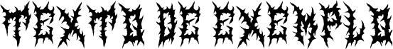 Image preview of font THORNED