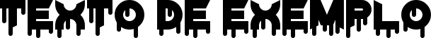 Image preview of font Thrash Decision