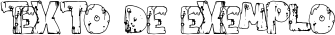 Image preview of font ToxicWaste