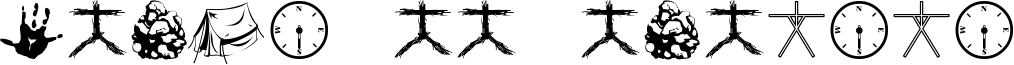 Image preview of font WitchDings