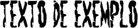 Image preview of font Zombie Shooting